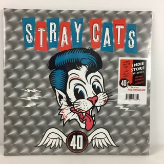 Stray Cats - 40 [lp] Color Splattered Vinyl,  Download -