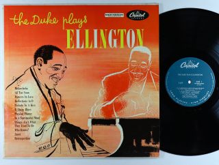 Duke Ellington - The Duke Plays Ellington Lp - Capitol - T - 477 Mono Vg,