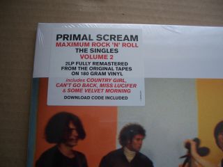 PRIMAL SCREAM MAXIMUM ROCK N ROLL VOLUMES 2 GREEN VINYL HMV EXCLUSIVE 500 COPIES 3