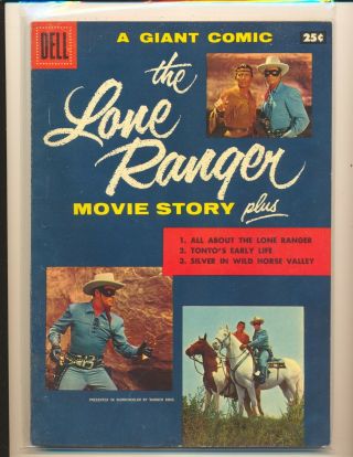 Lone Ranger Movie Story 1 - Dell Giant Vg/fine Cond.