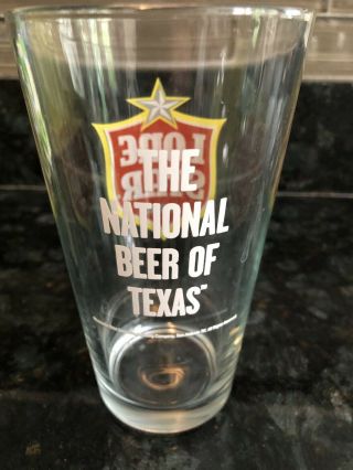 Lone Star Beer 16 oz.  Pint Glass National Beer of Texas 2