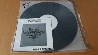 Rotting Christ ‎– Satanas Tedeum - Lp - Test Pressing - Black Metal