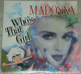 Madonna - Who’s That Girl – Remixes And Rarites,  Color Vinyl,  Wraparound,  Poster