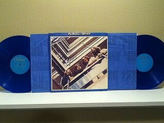 The Beatles - " 1967 - 1970 " / Blue Vinyl Dbl Lp / Capitol 