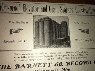 Lemp Beer Brewery ad Grain Storage Built For 1907 Preprohibition 2