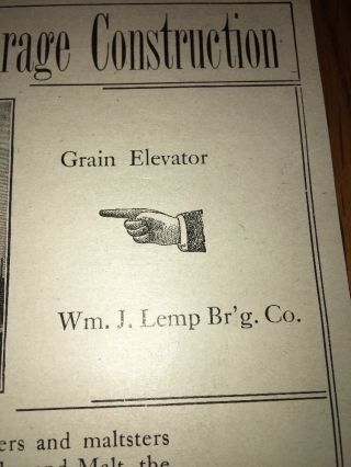 Lemp Beer Brewery ad Grain Storage Built For 1907 Preprohibition 4