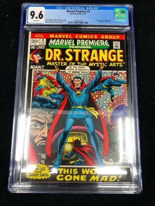 Marvel Premiere 3.  Cgc.  9.  6 White Pages July 1972