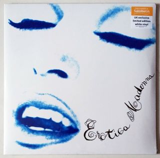 Madonna Erotica Limited Edition Double White 12 " Vinyl Sainsbury 
