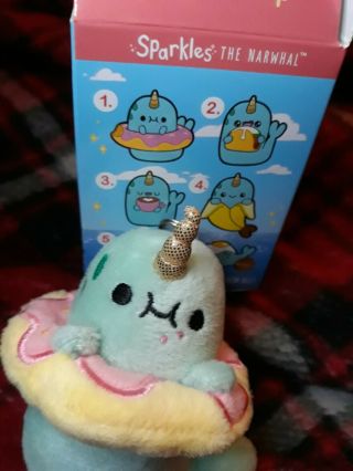 Squishable Sparkles The Narwhal (donut)