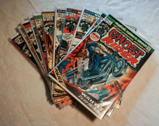 Ghost Rider 1 - 20 (oct 1973,  Marvel) Ungraded 13 Issues Vf