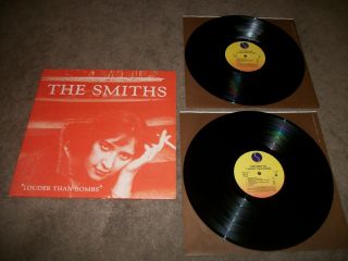 The Smiths Louder Than Bombs Sirel 2 Lp Set 25569 - 1 - Nm Vinyl