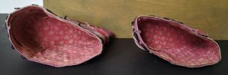 Antique Chinese Silk Embroidered Bound Feet Shoes 7