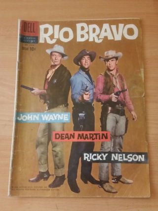 Rio Bravo 1018 John Wayne Very Good Vg 1959 Dell Comics