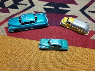 Set Of 3 Antique Toy Cars