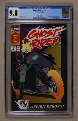 Ghost Rider (2nd Series) 1rep 1990 Cgc 9.  8 1473122018