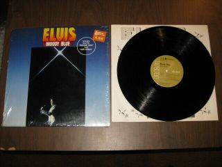 Elvis Presley Moody Blue Lp Black Vinyl Afl 2428 Shrink