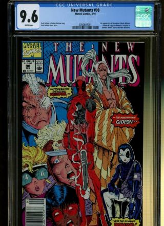 Mutants 98 Cgc 9.  6 | Marvel | 1st Deadpool,  Gideon,  Copycat.  Rictor Leaves.