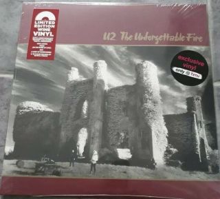U2 The Unforgettable Fire Hmv Exclusive Wine Coloured Vinyl Lp &