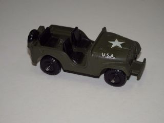 Vintage Midgetoy Diecast Archive Us Army Willys Jeep Nos
