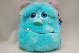Tokyo Disney Resort Ltd Monsters Inc Sully Face Plush Pass Case Sulley Coin Bag
