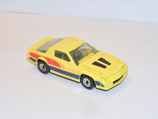 80s Matchbox Car Chevrolet Iroc - Z Camaro Yellow Light Special