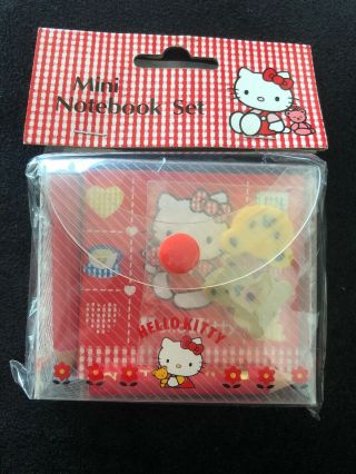 Sanrio Vintage 1995 Hello Kitty Mini Notebook Set