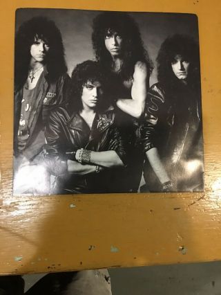 KISS - Crazy Nights (1987) Rock LP Promo Hype VG Vinyl Record 8