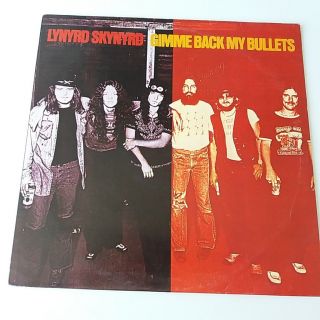 Lynyrd Skynyrd - Gimme Back My Bullets Vinyl Lp Uk Press 1st A - 1/b - 3 Ex,  /ex,