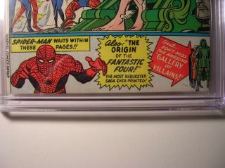 Fantastic Four Annual 1,  CGC 6.  0,  SEE SHIPP.  QUOTES FOR MULT.  WINS IN DESCR. 4