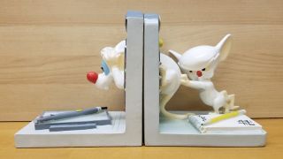 Official Warner Bros.  Pinky And The Brain Time Machine Bookends Repaired