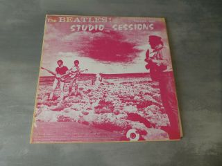Studio Sessions Vol 1.  The Beatles Rare Lp Vg,  Unreleased Early Sessions Vinyl