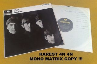 " With The Beatles " Very Rare 4n 4n Uk Mono L@@k