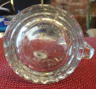 Vintage WHITBREAD ALE Small GLASS STEIN MUG Tudor Dema England 3.  5” 4
