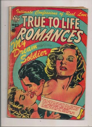 True To Life Romances 23 Star Comics 1954 Golden Age