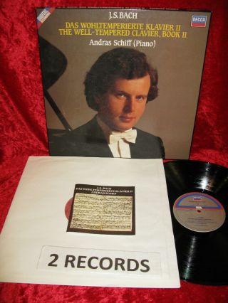1987 Holland Near,  2lp Decca Stereo 417 236 - 1 Digital Js Bach The Well Temp