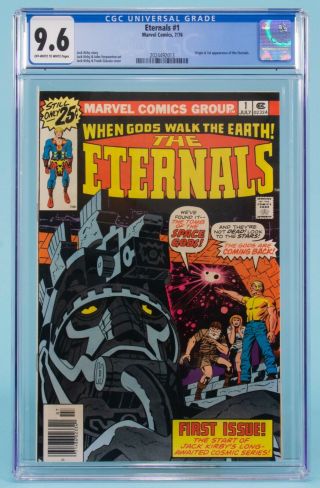 Eternals 1 Cgc 9.  6 Marvel Comics Origin & 1st Appearance Jack Kirby Movie
