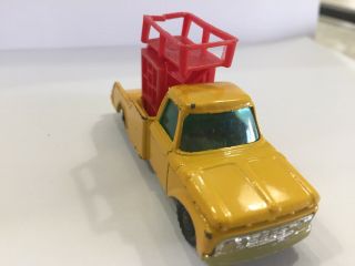 Vintage Husky Yellow Ford F - 350 Pickup Truck