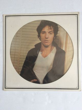 Rare Bruce Springsteen Darkness On The Edge Of Town Promo Picture Disc