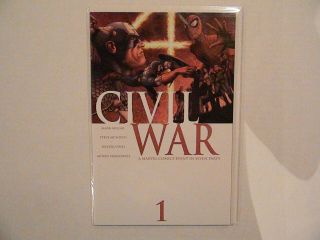 CIVIL WAR 1 2 3 4 5 6 7,  SPIDER - MAN 2 UNMASKED VARIANT / 1 - 7 / Marvel 2006 3