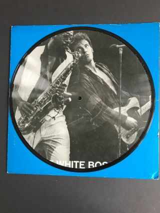 Mega Rare Bruce Springsteen The Great White Boss Pic Disc G,  /g Die Cut Sleeve