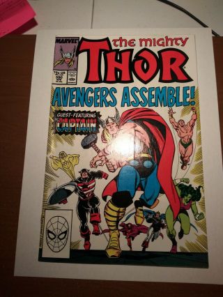 Thor 390 9.  2 Captain America Lifts Mjolnir Avengers Endgame