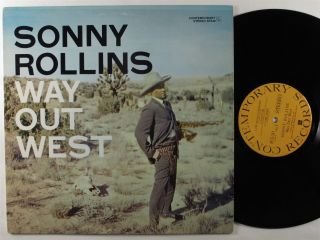 Sonny Rollins Way Out West Contemporary Lp Nm/vg,  70s Reissue