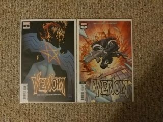 Venom Vol.  4.  (2018) 1 - 13 and Annual 1.  NM -.  9.  2 or better on all see desript. 6