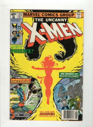 Uncanny X - Men 125 Vg,  4.  5 Off White Pages