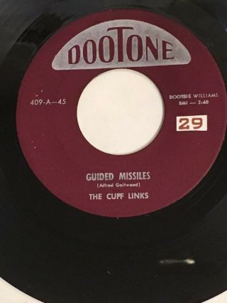 The Cuff Links Guided Missiles/my Heart On Dootone Vg,  1957 Doo Wop 45
