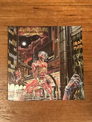 Iron Maiden Lp - Somewhere In Time - Capitol R143652 Crc 1986