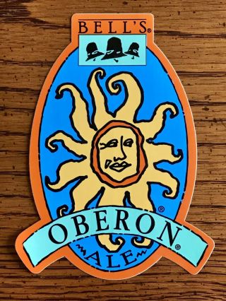 Bell’s Brewing OBERON Keychain Beer Bottle Cap Opener w/Coaster,  Sticker & Pin 5