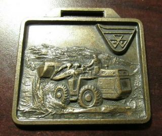 Vintage Massey Ferguson Martin Bros.  Cedar Rapids,  Ia Dozer Watch Fob Medal Iowa