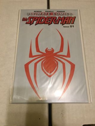 (2011) Ultimate Comics All - Spider - Man 1 In Polybag Miles Morales Origin