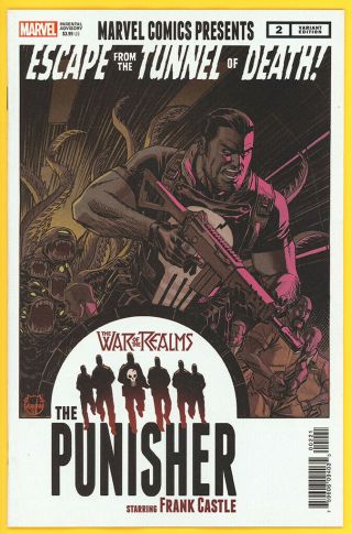 War Of The Realms: Punisher 2 Dave Johnson 1:25 Incentive Variant 2019 Nm